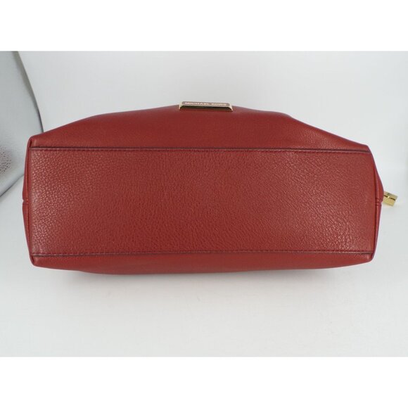 Michael Kors Lexington Burgundy Pebbled Leather Shoulder Bag main image 4